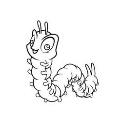 Coloriage Chenille (Animaux) #210398 à imprimer et colorier
