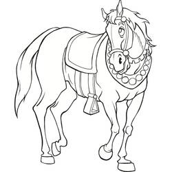 Coloriage Cheval (Animaux) #178245 à imprimer et colorier