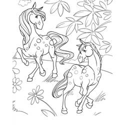 Coloriage gratuit Cheval (Animaux) #178273 à colorier aux crayons