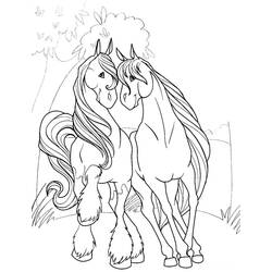 Coloriage Cheval (Animaux) #178275 à imprimer et colorier
