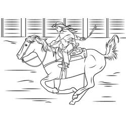 Coloriage Cheval (Animaux) #217696 à imprimer et colorier