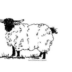 Dessin à colorier: Chèvre (Animaux) #2456 - Coloriages à Imprimer Gratuits