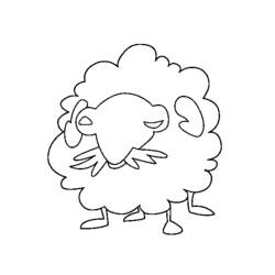 Dessin à colorier: Chèvre (Animaux) #2532 - Coloriages à Imprimer Gratuits