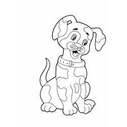 Coloriage Chien (Animaux) #182766 à imprimer et colorier