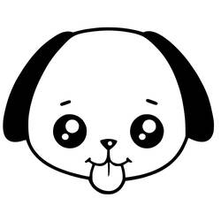 Coloriage Chien (Animaux) #182830 à imprimer et colorier