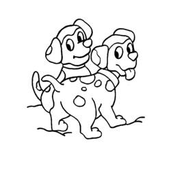 Dessin à colorier: Chien (Animaux) #3112 - Coloriages à Imprimer Gratuits