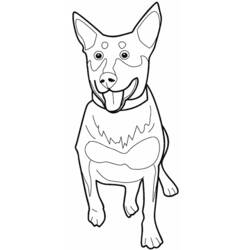 Dessin à colorier: Chien (Animaux) #3113 - Coloriages à Imprimer Gratuits