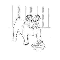 Dessin à colorier: Chien (Animaux) #3137 - Coloriages à Imprimer Gratuits