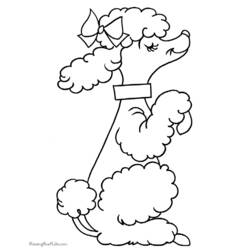 Dessin à colorier: Chien (Animaux) #3153 - Coloriages à Imprimer Gratuits