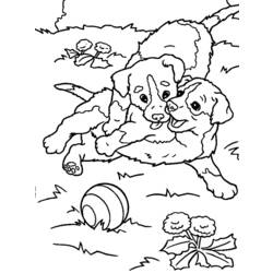 Dessin à colorier: Chien (Animaux) #3174 - Coloriages à Imprimer Gratuits