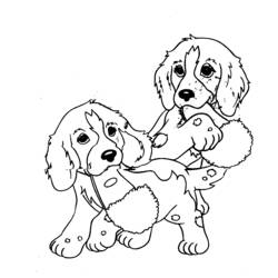 Dessin à colorier: Chien (Animaux) #3177 - Coloriages à Imprimer Gratuits