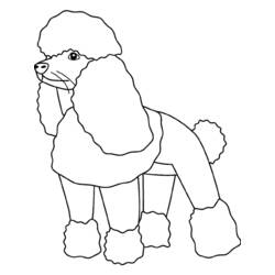 Dessin à colorier: Chien (Animaux) #3183 - Coloriages à Imprimer Gratuits