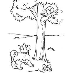 Dessin à colorier: Chien (Animaux) #3192 - Coloriages à Imprimer Gratuits