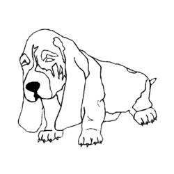 Dessin à colorier: Chien (Animaux) #3195 - Coloriages à Imprimer Gratuits