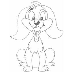 Dessin à colorier: Chien (Animaux) #3210 - Coloriages à Imprimer Gratuits