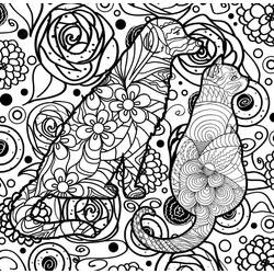 Dessin à colorier: Chien et Chat (Animaux) #211020 - Coloriages à Imprimer Gratuits