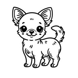 Dessin à colorier: Chihuahua (Animaux) #219803 - Coloriages à Imprimer Gratuits