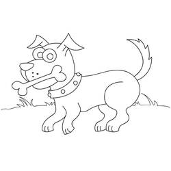 Coloriage Chiot (Animaux) #199532 à imprimer et colorier