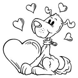 Coloriage Chiot (Animaux) #199534 à imprimer et colorier