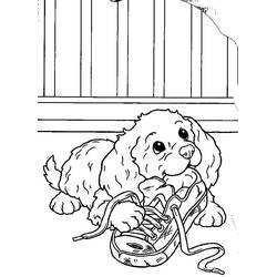 Coloriage Chiot (Animaux) #199540 à imprimer et colorier