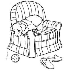 Coloriage Chiot (Animaux) #199546 à imprimer et colorier
