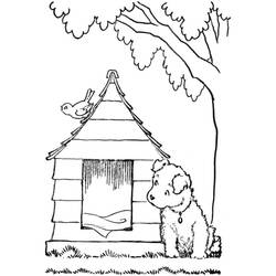 Coloriage Chiot (Animaux) #199547 à imprimer et colorier