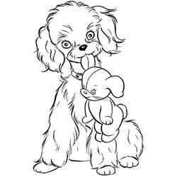 Coloriage Chiot (Animaux) #199552 à imprimer et colorier