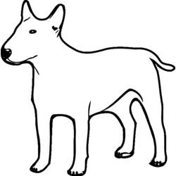 Dessin à colorier: Chiot (Animaux) #2969 - Coloriages à Imprimer Gratuits