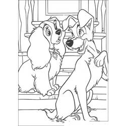 Dessin à colorier: Chiot (Animaux) #2990 - Coloriages à Imprimer Gratuits