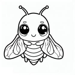 Dessin à colorier: Cigale (Animaux) #187672 - Coloriages à Imprimer Gratuits