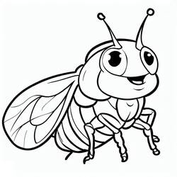 Dessin à colorier: Cigale (Animaux) #187681 - Coloriages à Imprimer Gratuits