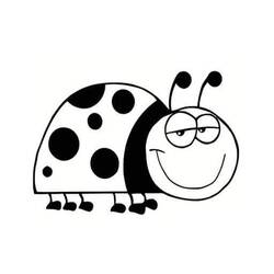 Coloriage Coccinelle (Animaux) #177681 à imprimer et colorier