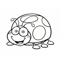 Coloriage Coccinelle (Animaux) #177696 à imprimer et colorier