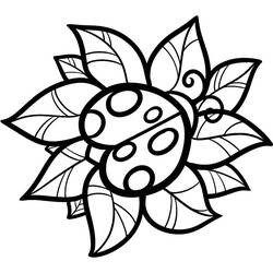 Coloriage Coccinelle (Animaux) #177700 à imprimer et colorier