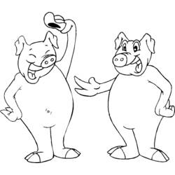 Coloriage Cochon (Animaux) #17651 à imprimer et colorier