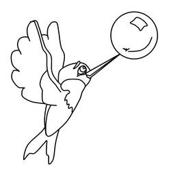 Coloriage Colibri (Animaux) #208622 à imprimer et colorier