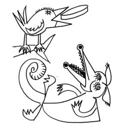 Dessin à colorier: Corbeau (Animaux) #4304 - Coloriages à Imprimer Gratuits