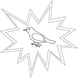 Dessin à colorier: Corbeau (Animaux) #4374 - Coloriages à Imprimer Gratuits