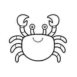 Coloriage Crabe (Animaux) #199401 à imprimer et colorier