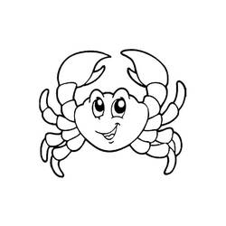 Coloriage Crabe (Animaux) #199403 à imprimer et colorier