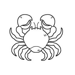 Coloriage Crabe (Animaux) #199410 à imprimer et colorier
