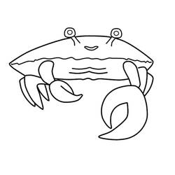 Coloriage Crabe (Animaux) #199428 à imprimer et colorier