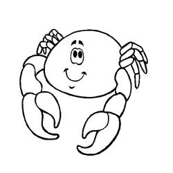 Coloriage Crabe (Animaux) #199436 à imprimer et colorier