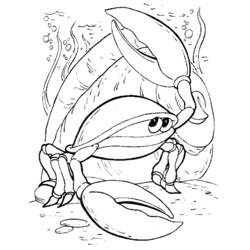 Dessin à colorier: Crabe (Animaux) #4626 - Coloriages à Imprimer Gratuits