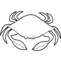 Dessin à colorier: Crabe (Animaux) #4633 - Coloriages à Imprimer Gratuits