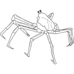 Dessin à colorier: Crabe (Animaux) #4702 - Coloriages à Imprimer Gratuits