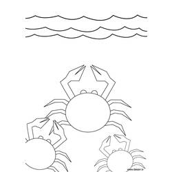 Dessin à colorier: Crabe (Animaux) #4763 - Coloriages à Imprimer Gratuits