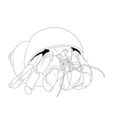 Dessin à colorier: Crabe (Animaux) #4767 - Coloriages à Imprimer Gratuits