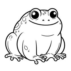 Dessin à colorier: Crapaud (Animaux) #218481 - Coloriages à Imprimer Gratuits