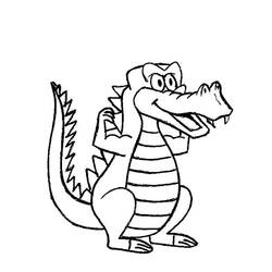 Dessin à colorier: Crocodile (Animaux) #4858 - Coloriages à Imprimer Gratuits